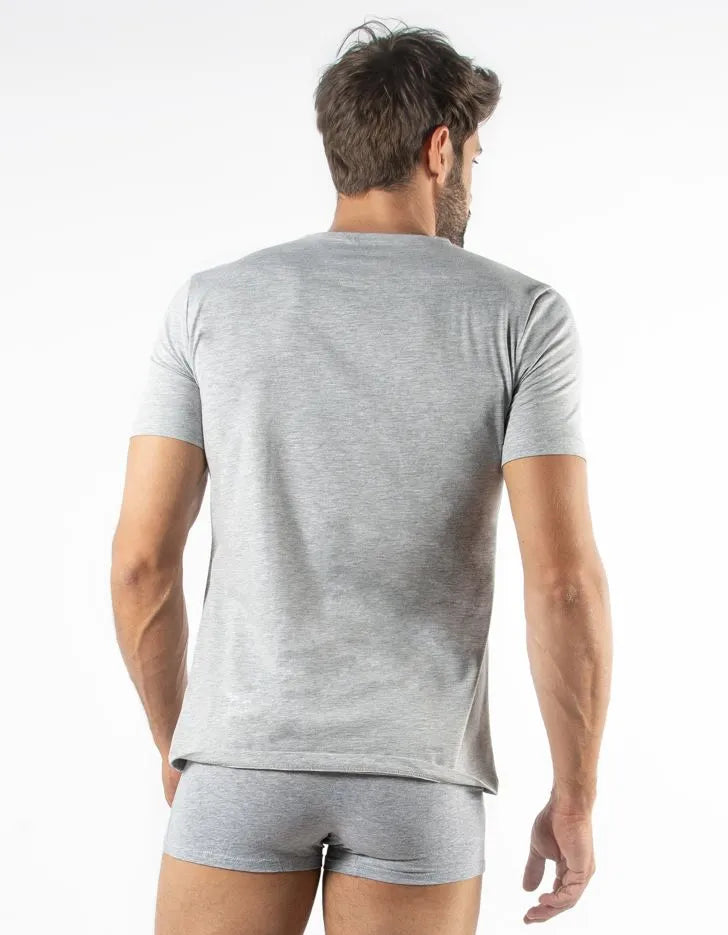 Fila Regular Fit Graues T-Shirt für Herren