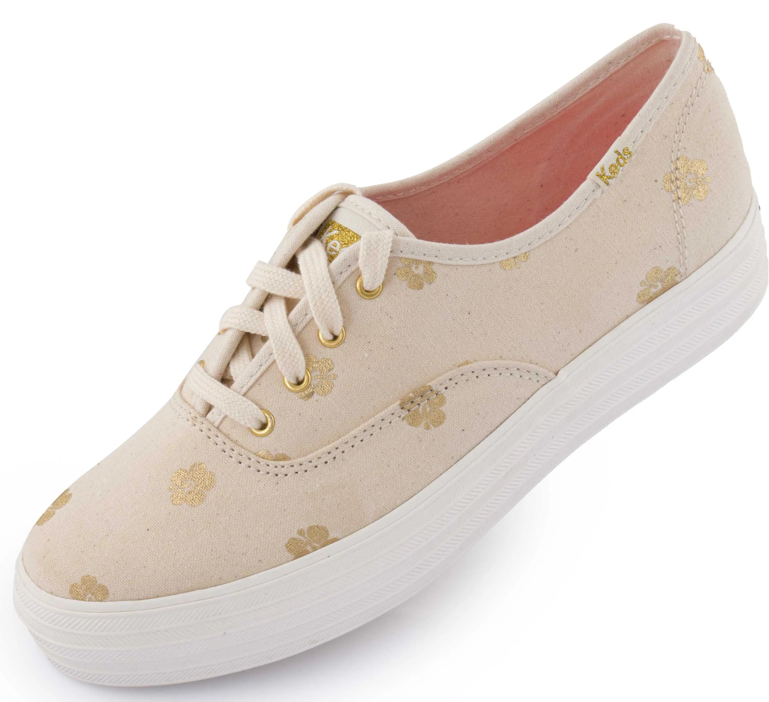 Women's Shoes Keds Wms Triple Kick Hibiscus Natural Beige