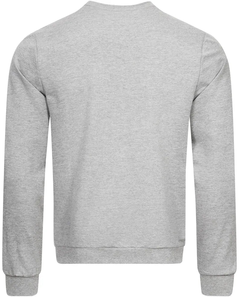 Jeep Herren Rundhals-Sweatshirt Grau