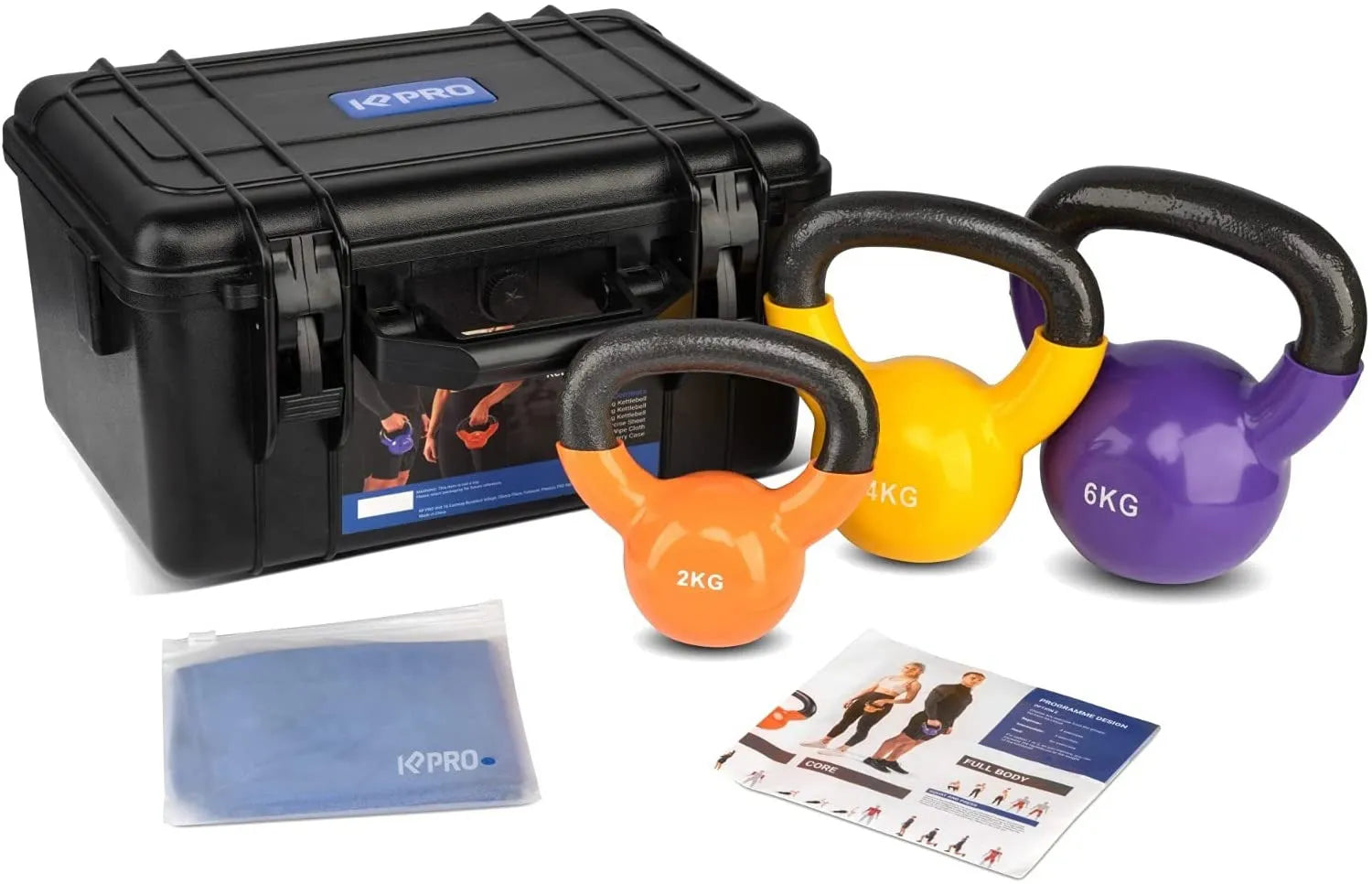 Manubri Kettlebell - Set Di 3 Pezzi Mix