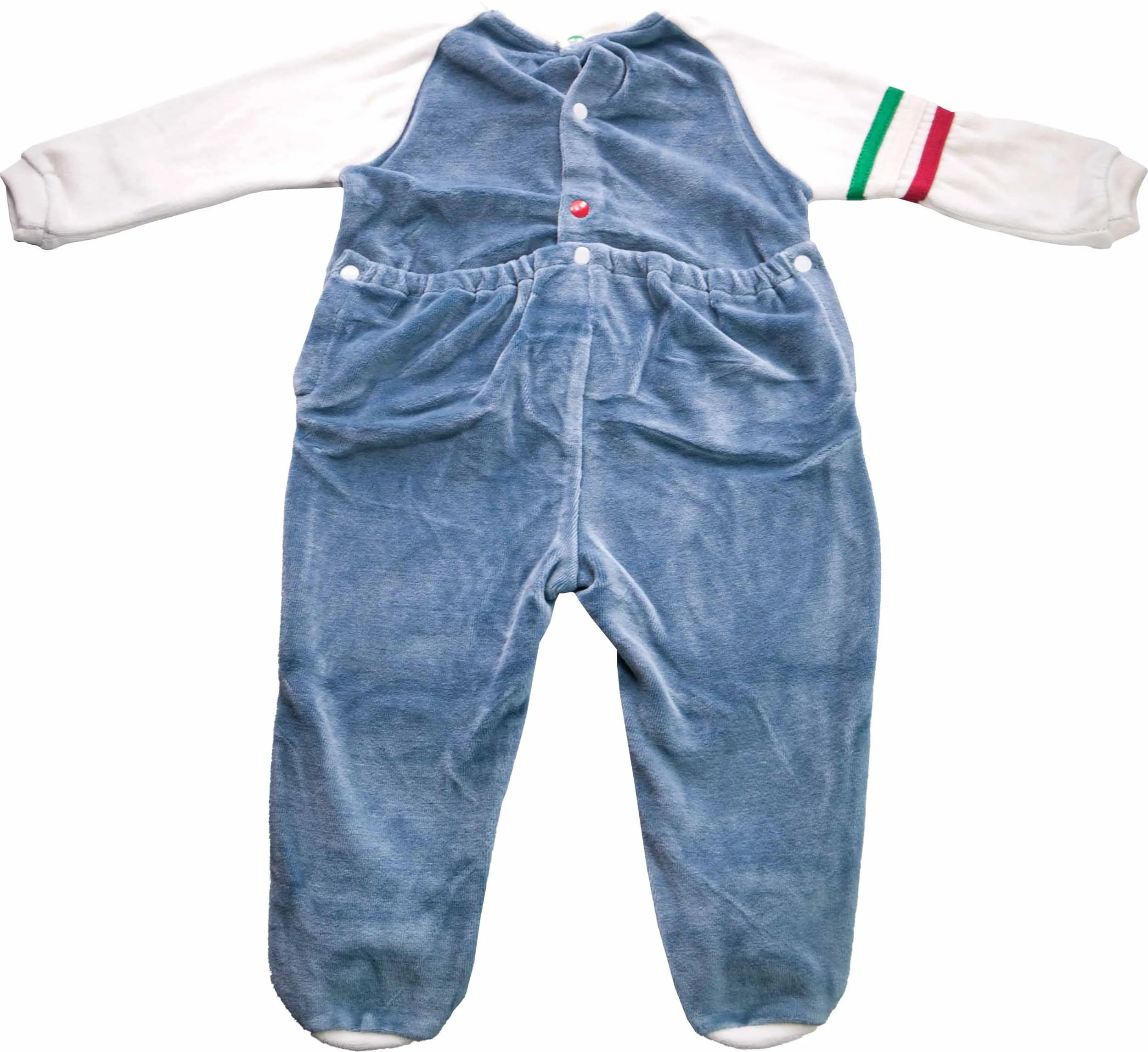 Macacão Infantil Ferrari Jr Azul Melange