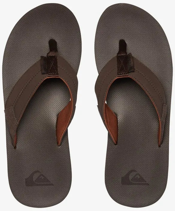 Flip-flops quiksilver coastal oasis ii brown - 39