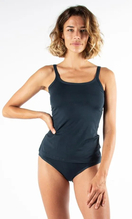 Damen Fila Tank Top Marineblau