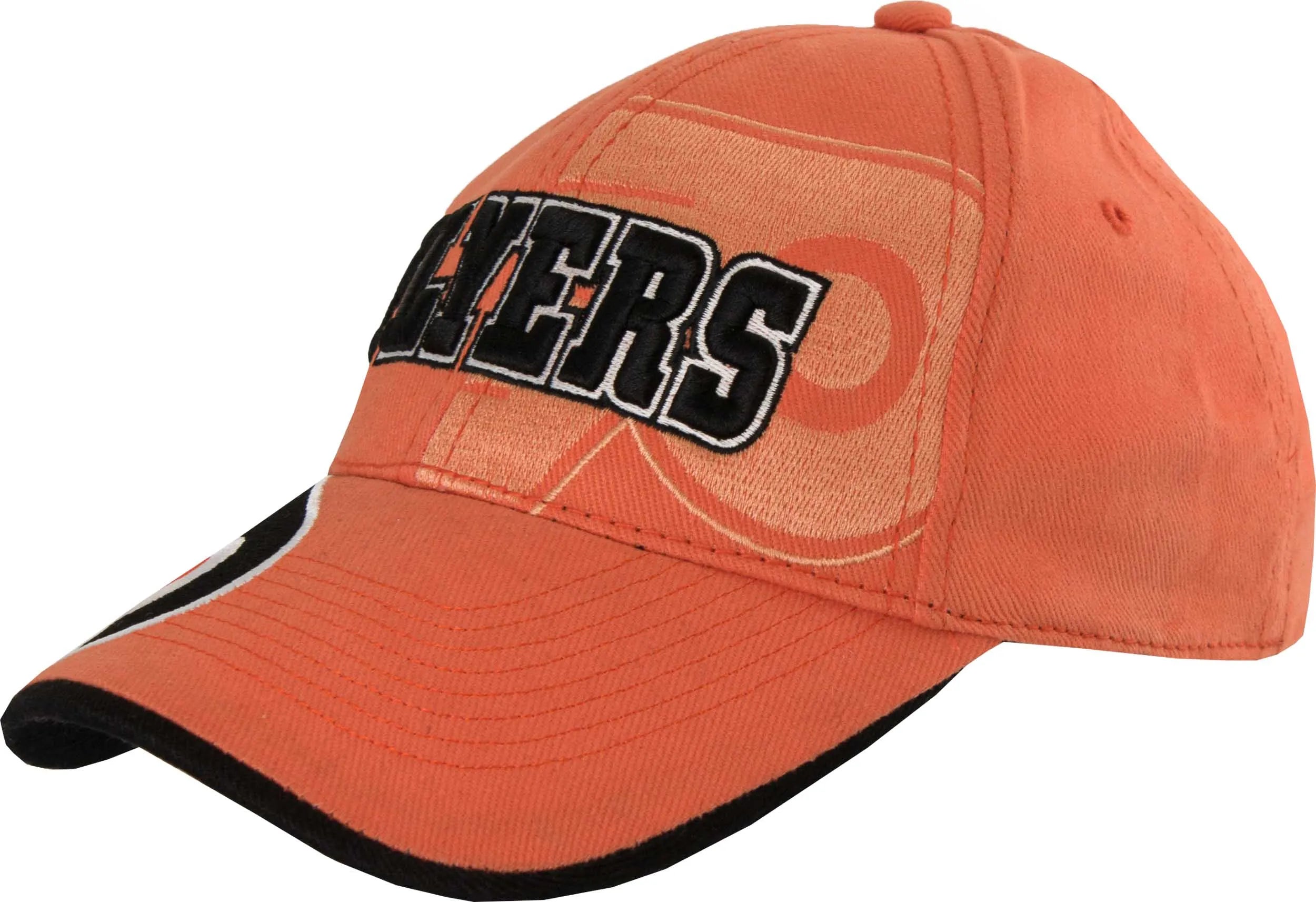 Folhetos de boné laranja