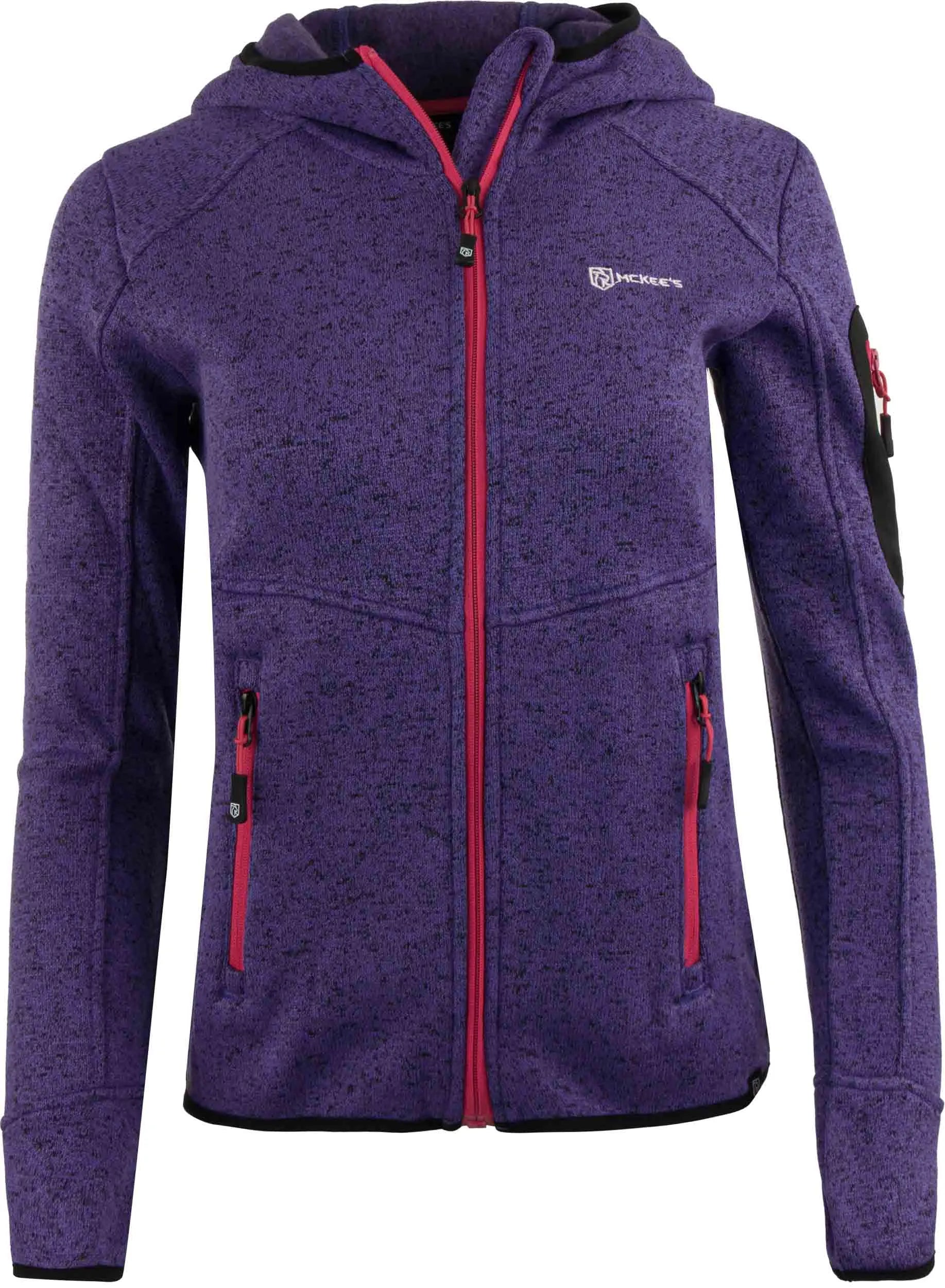 Sudadera de mujer mckees badia violeta-melange violeta s