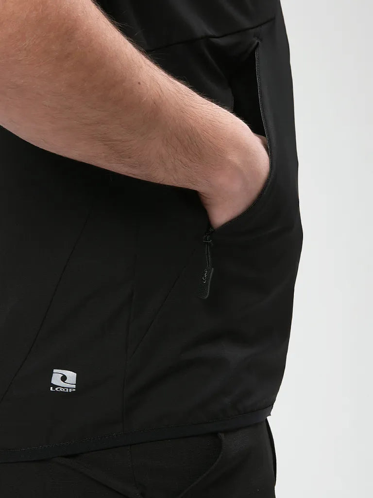 Gilet da uomo Loap Urylon Nero