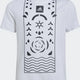 Детска тениска Adidas Jr Q2 Printed Tennis White