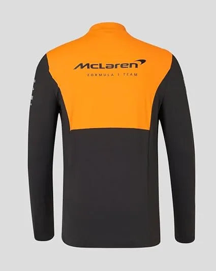 Hanorac pentru copii Mclaren Jr Rp Quarter Zip Gri