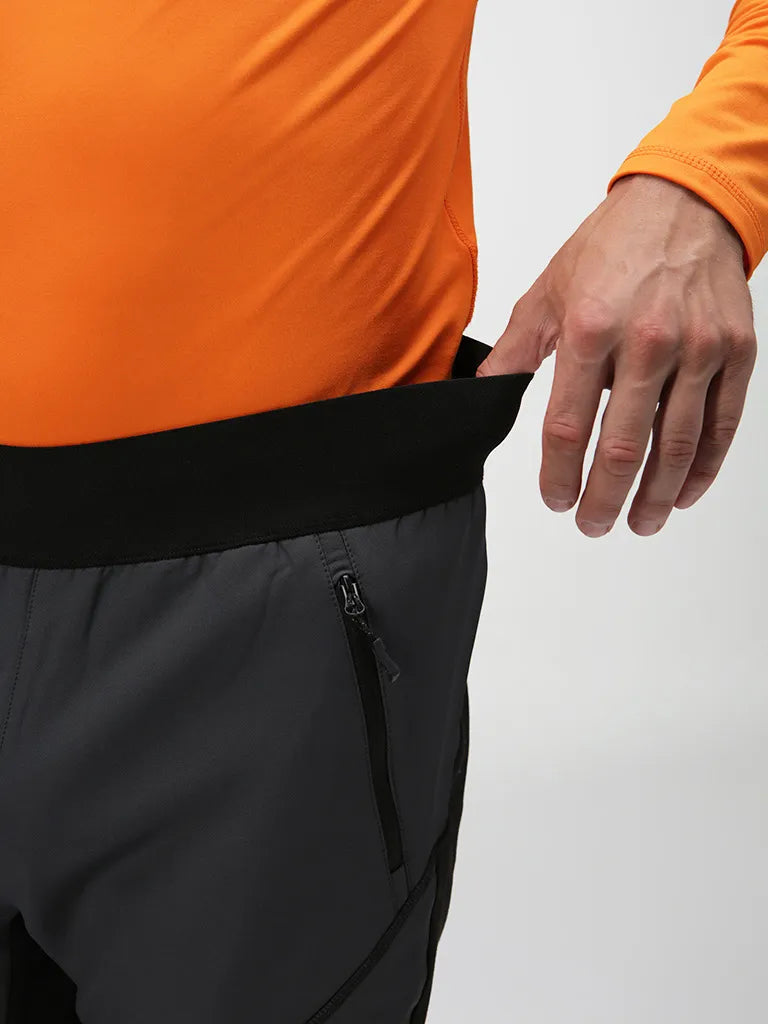 Męskie spodnie outdoorowe loap miejski zielony szary 2xl