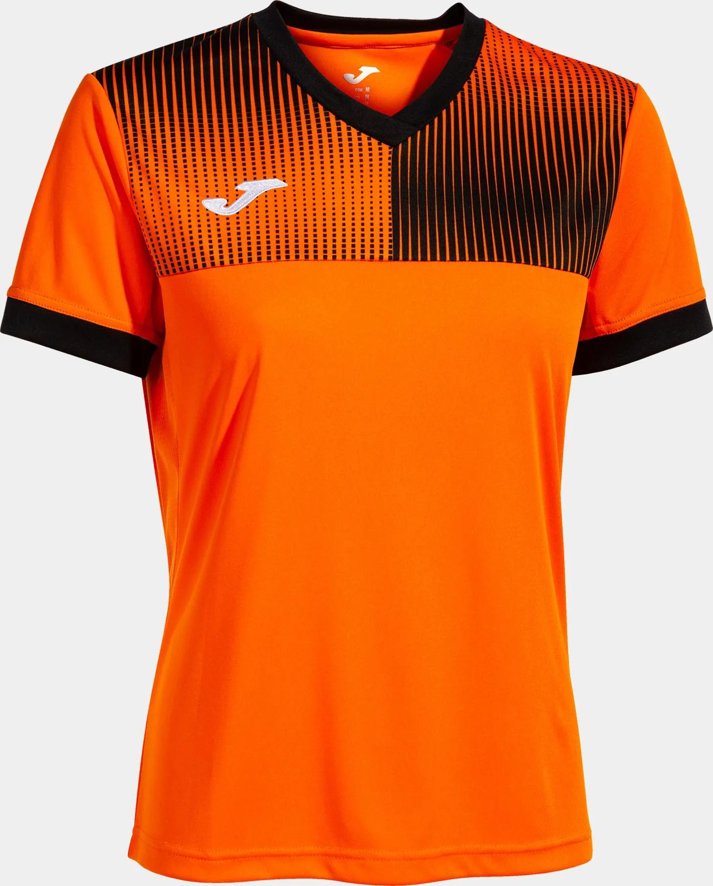 Camiseta feminina joma eco supernova laranja-preto laranja/preto xl