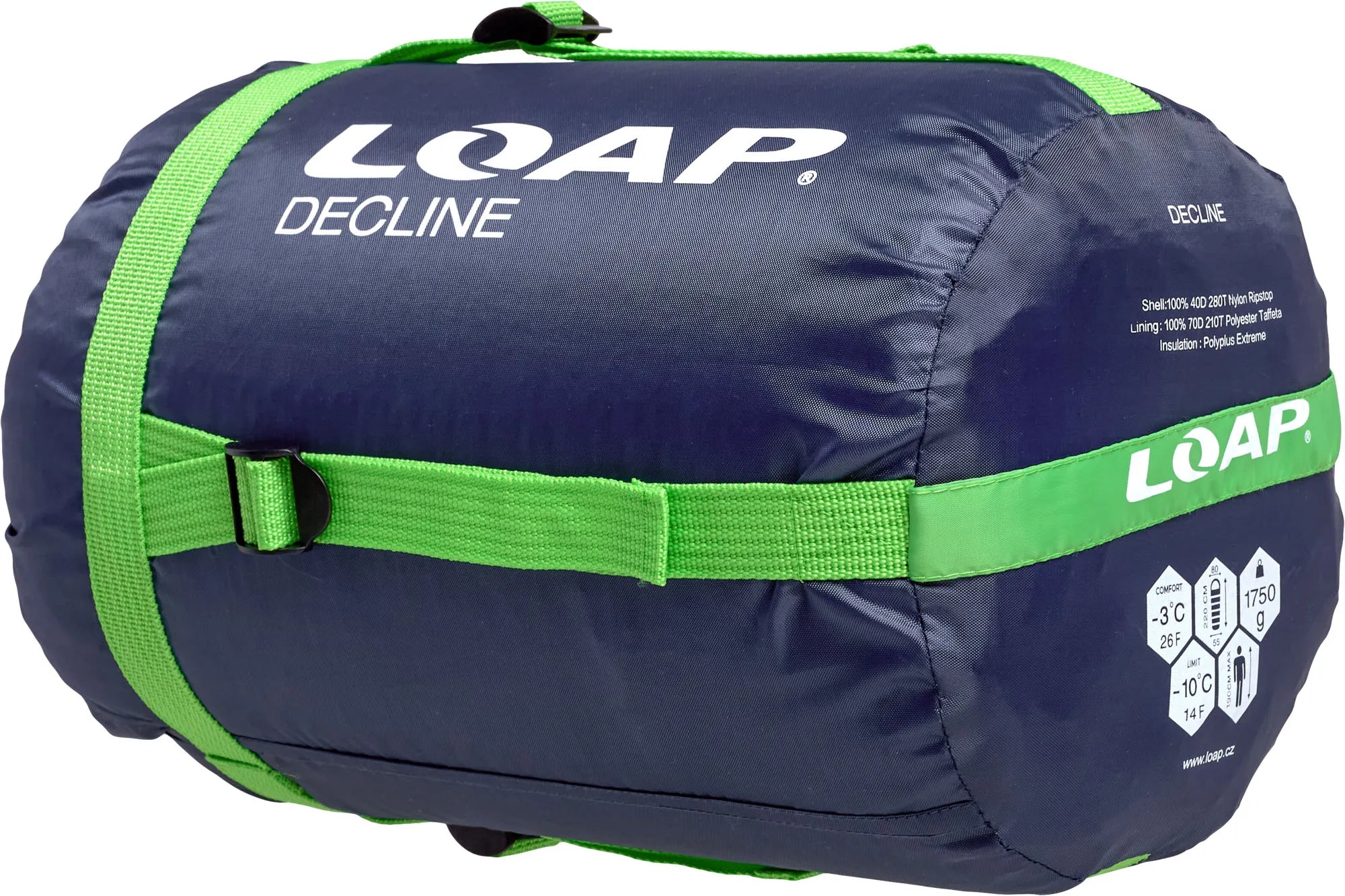 Laghdaigh lúbán mála codlata mummy zipper dorcha-lasair gorm l-chlé