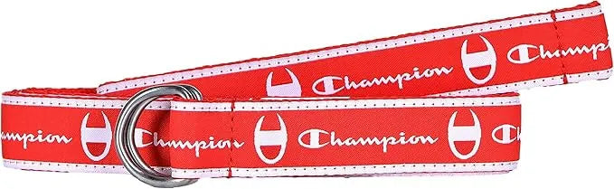 Champion Unisex Cadet D Ring Belt Red