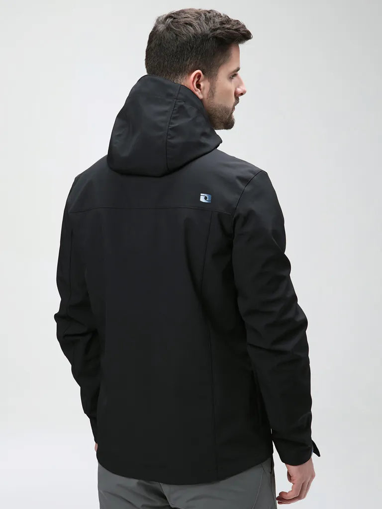 Pánska softshellová bunda Loap Lador Black 2xl