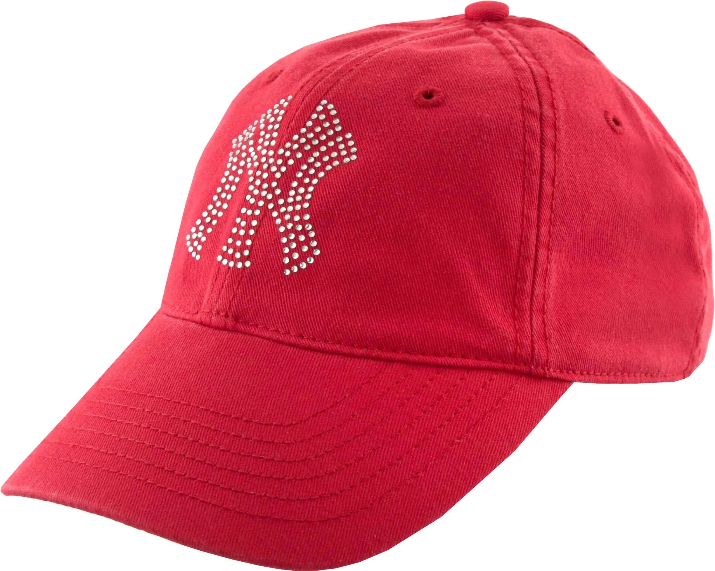 Boné ny diamantes vermelho vermelho