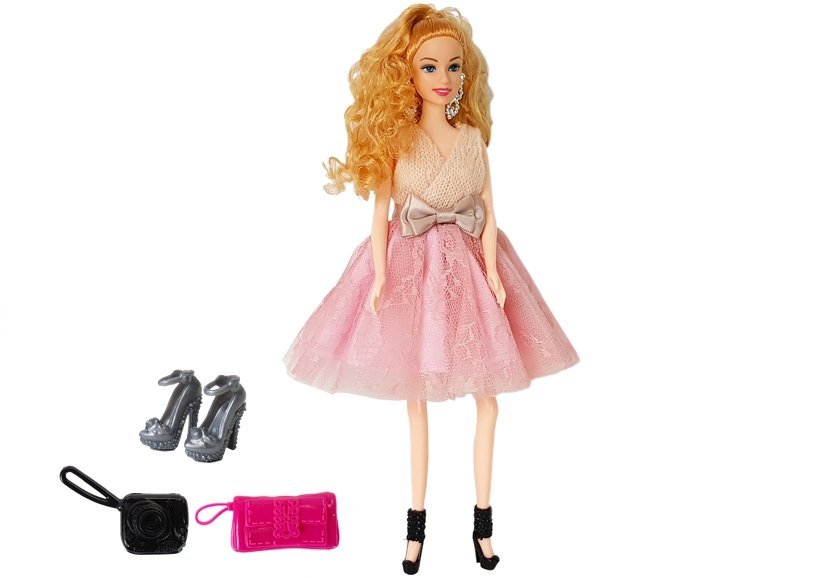 Model Doll Fair-haired 28 Cm Handbag High Heels