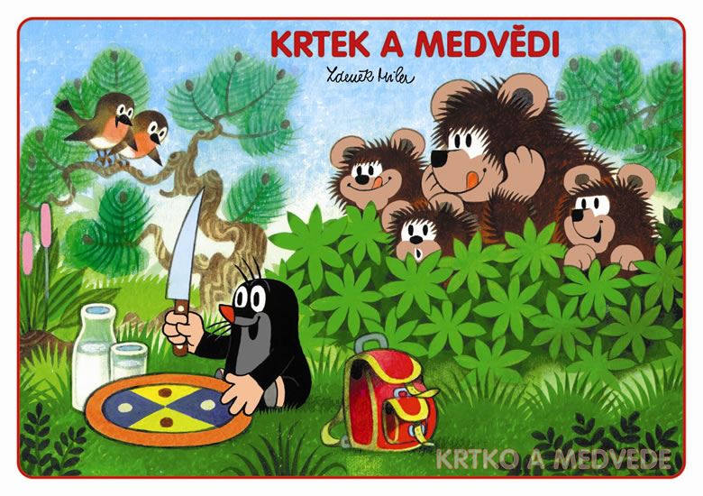 A5 Mullvad Och Björnar Målarbok