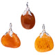 Drahokam Prívesok Karneol --±1,5-3cm Balenie 3 ks - ±1,5-3cm