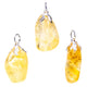Gemstone Pendant Citrine (burnt Amethyst) --±1.5-3cm Package Of 3 Pcs - ±1.5-3cm