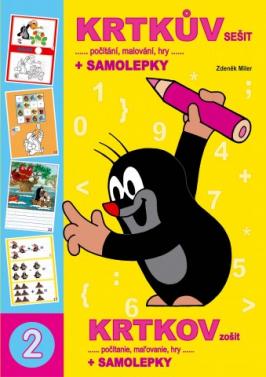 A4-es könyv Vakond jegyzetfüzet színező oldala