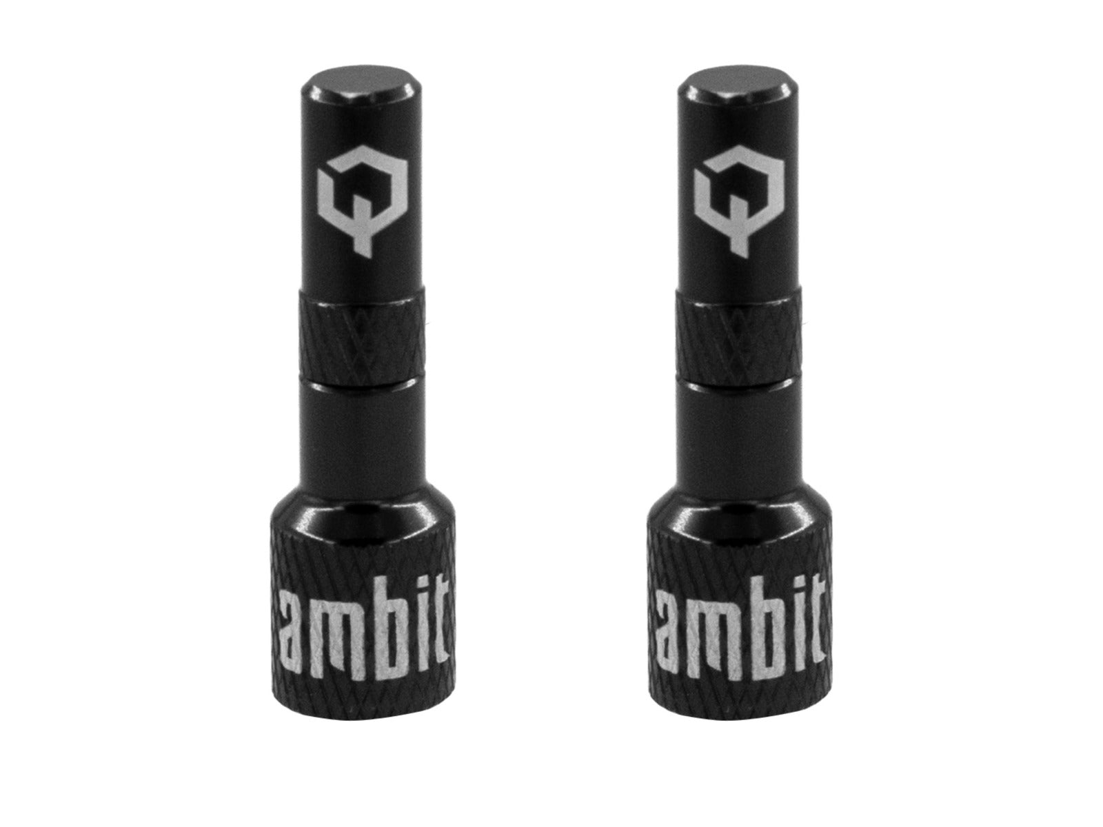 Ambit® Tubeless Valve Adapters Realm Black