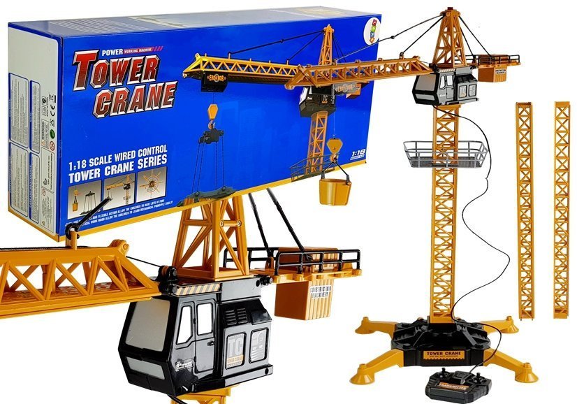 Large Construction Crane Adjustable Remote Controlled Hook 182 Cm