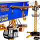 Large Construction Crane Adjustable Remote Controlled Hook 182 Cm