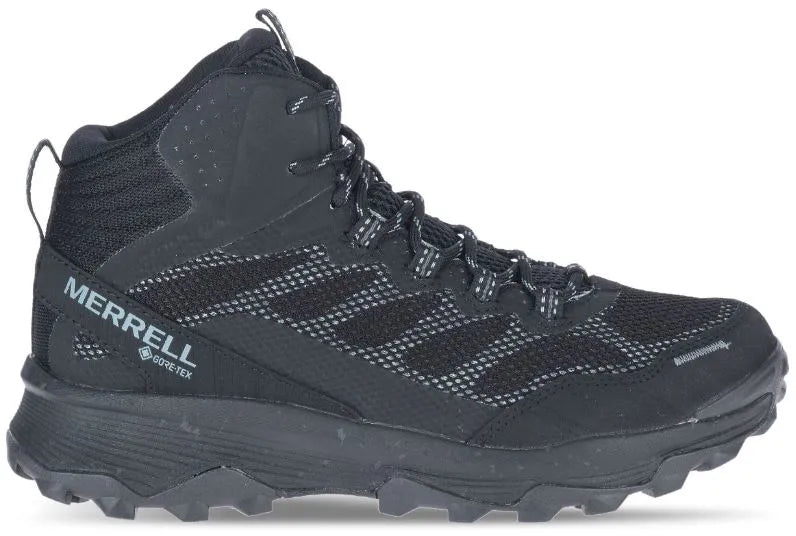 Merrell Speed strike Mid Gtx fekete női szabadtéri cipők fekete