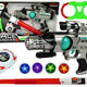 Space Warrior Set Laser Gun Lightsaber Handcuffs Disc Thrower