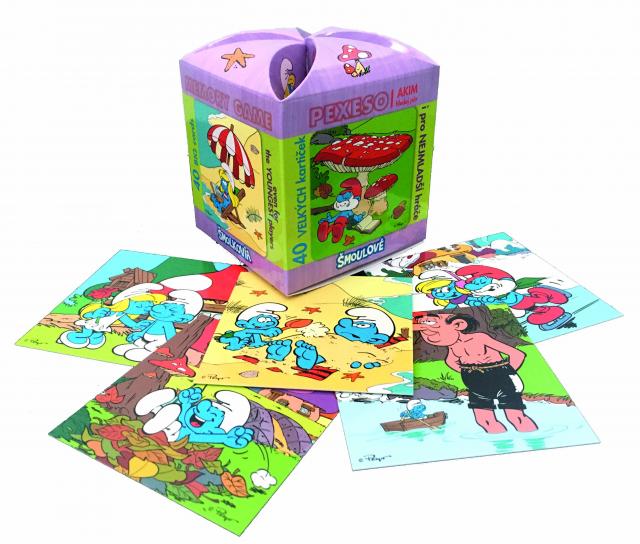 Memory Game In A Maxi Box Smurfs