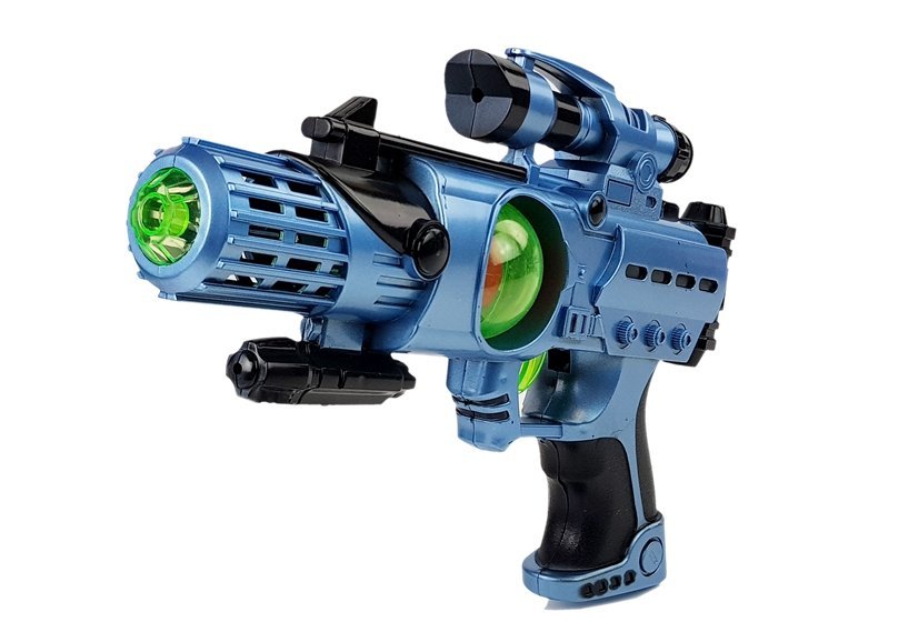 Set Laser Gun Space Warrior Mask Lights Sounds