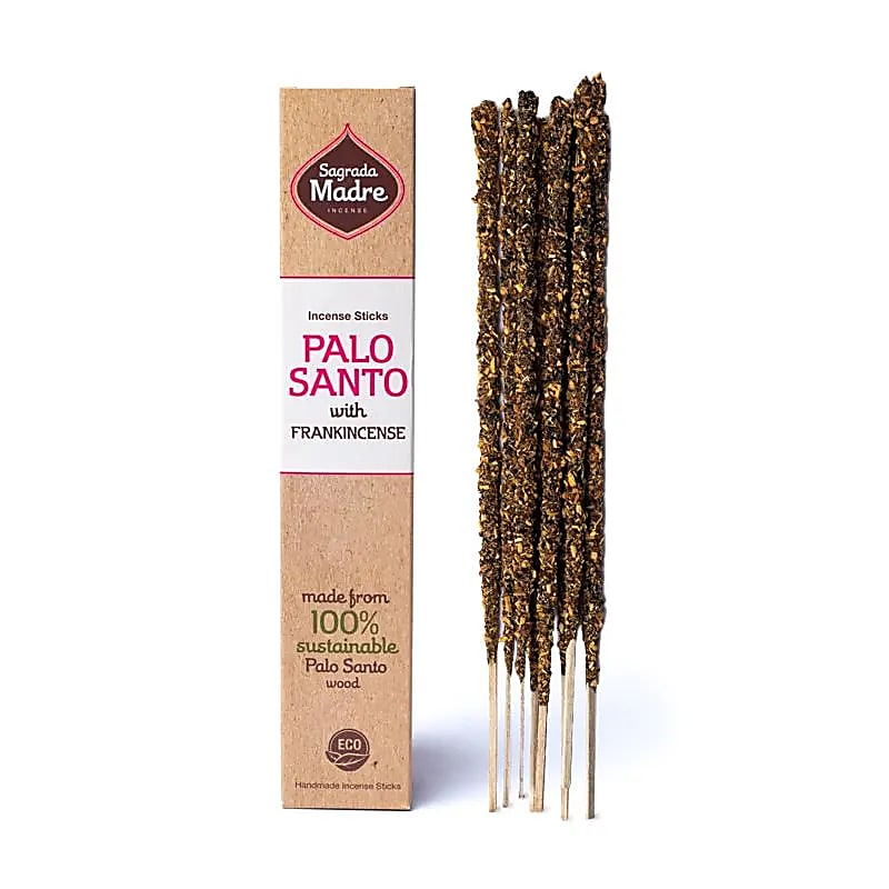 Sagrada Madre Palo Santo füstölő tömjénnel -- 3 db-os készlet - ±30g