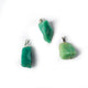 Висулка от необработен скъпоценен камък Amazonite -- пакет от 3 бр. - ±2,5 см