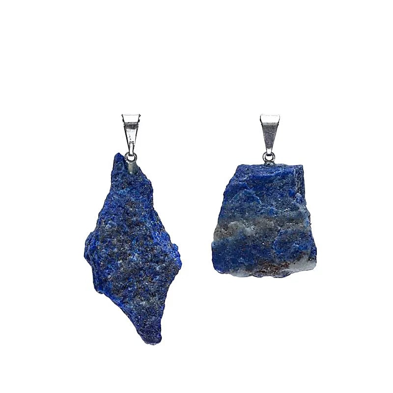 siogairlín Gemstone Rough Lapis Lazuli -- pacáiste 2 ríomhaire - ± 2cm