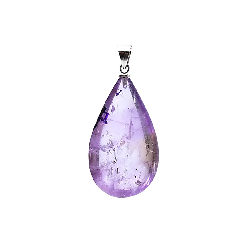 Cruth Titim siogairlín Gemstone Amethyst - ±2-3cm Pacáiste As 2 ríomhaire
