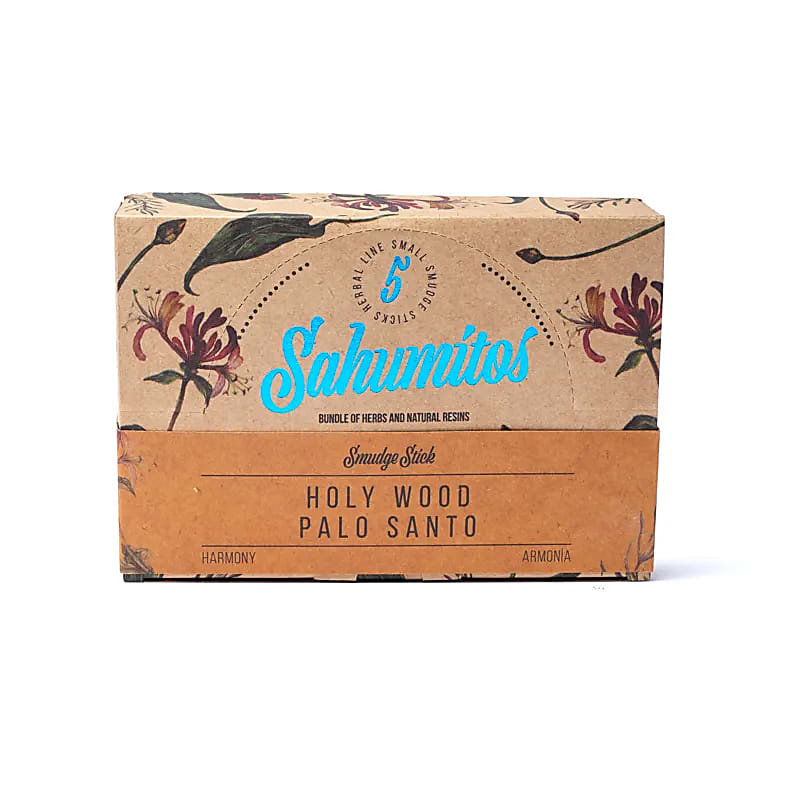 Sagrada Madre Sahumitos Smudge Palo Santo na 5palcový displej – 18x4x12cm