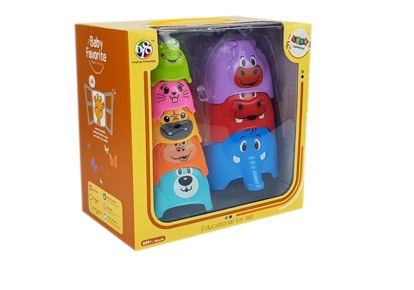 Pyramid For A Baby Animals Cups