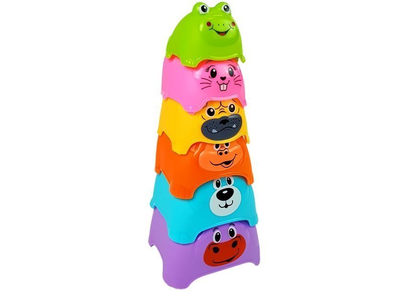 Pyramid For A Baby Animals Cups