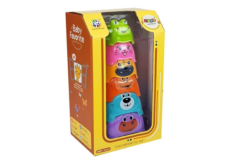 Pyramid For A Baby Animals Cups