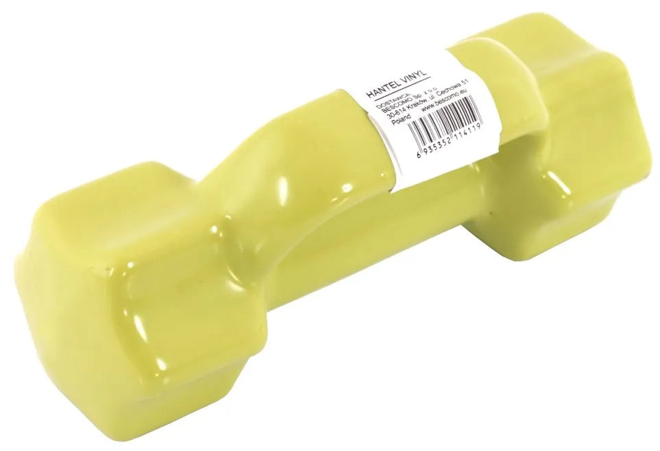 Vinyl dumbbell 3 kg glas glas