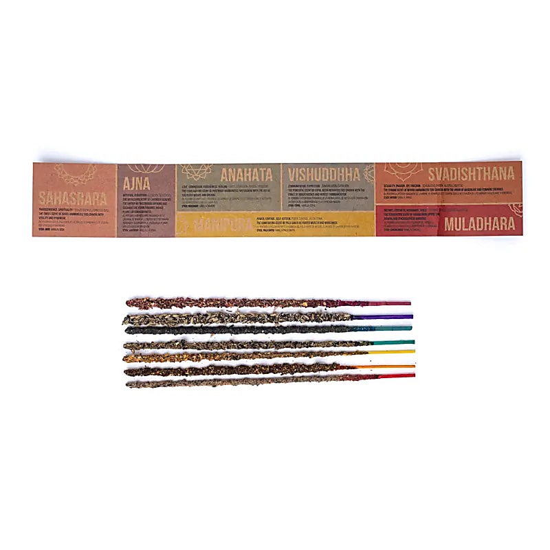 Sagrada Madre Wierook 7 Chakra's --set van 2 stuks - ±20g