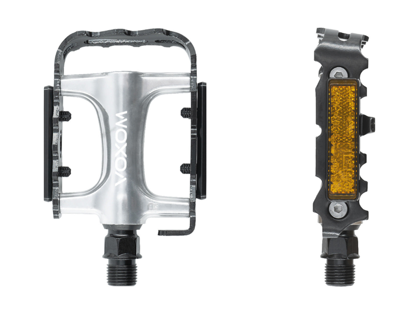 Voxom Touring Pedal Pe22 Silver-black