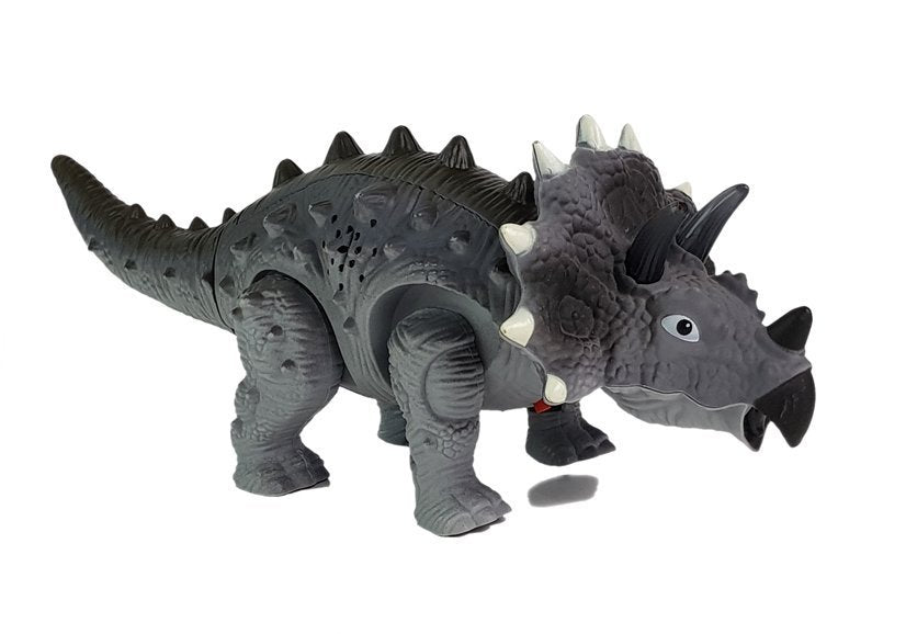 Dinosaurus na batérii Triceratops sivý