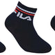 Детски чорапи Fila Quarter от 3 броя, тъмносини