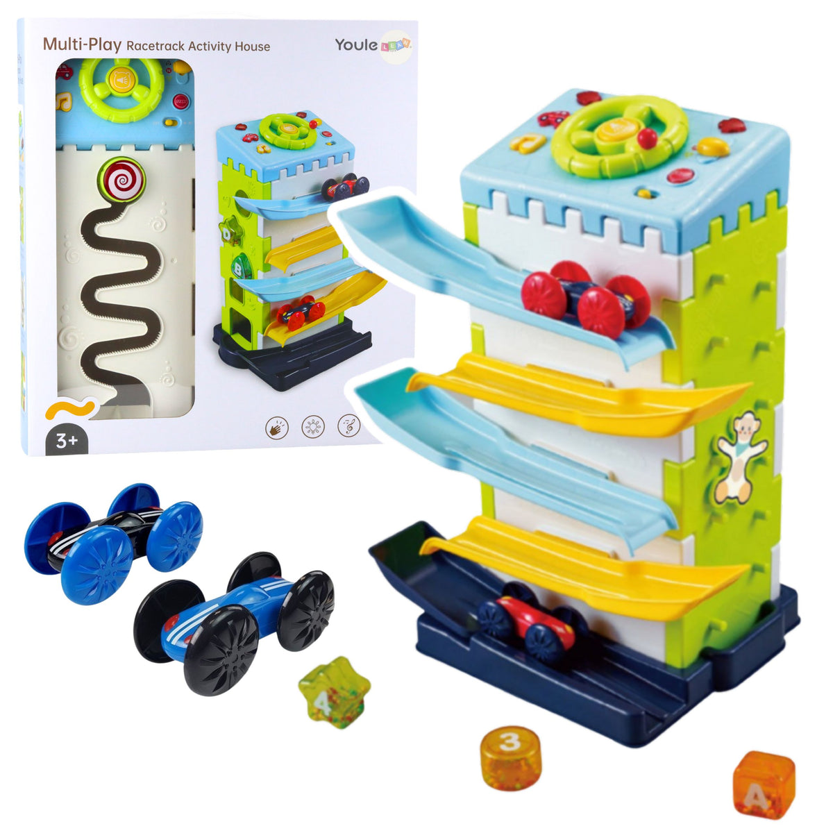Educational Block Slide With Cars Sorter