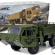 Military Remote-controlled Car 47 Cm All-terrain Transporter 6 Wheels R/c