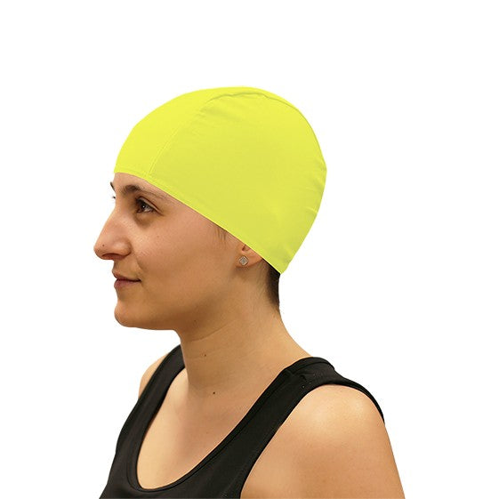 Gorro Natación Licra Softee Senior Amarillo Flúor SENIOR