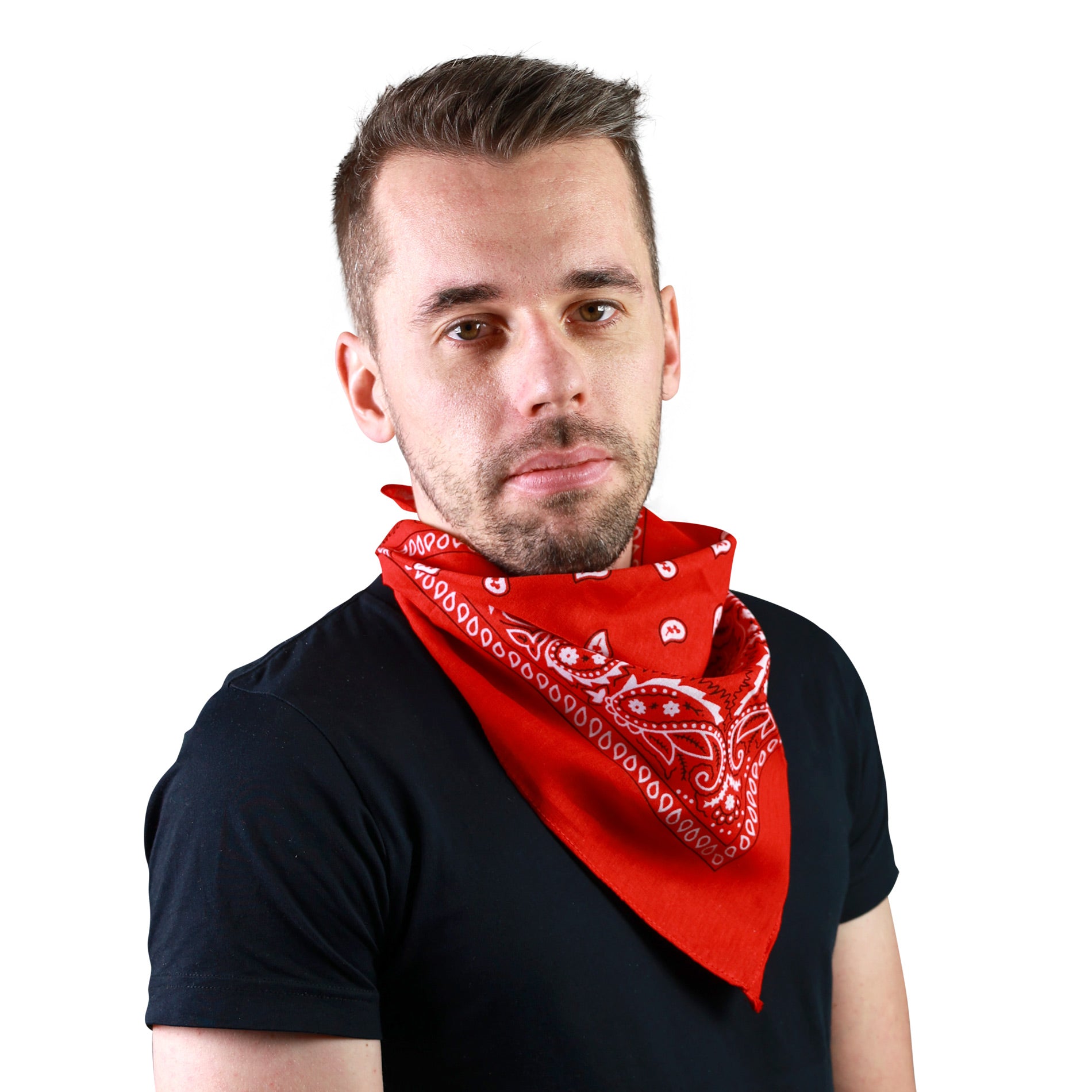The Red Scarf 53x53 Cm