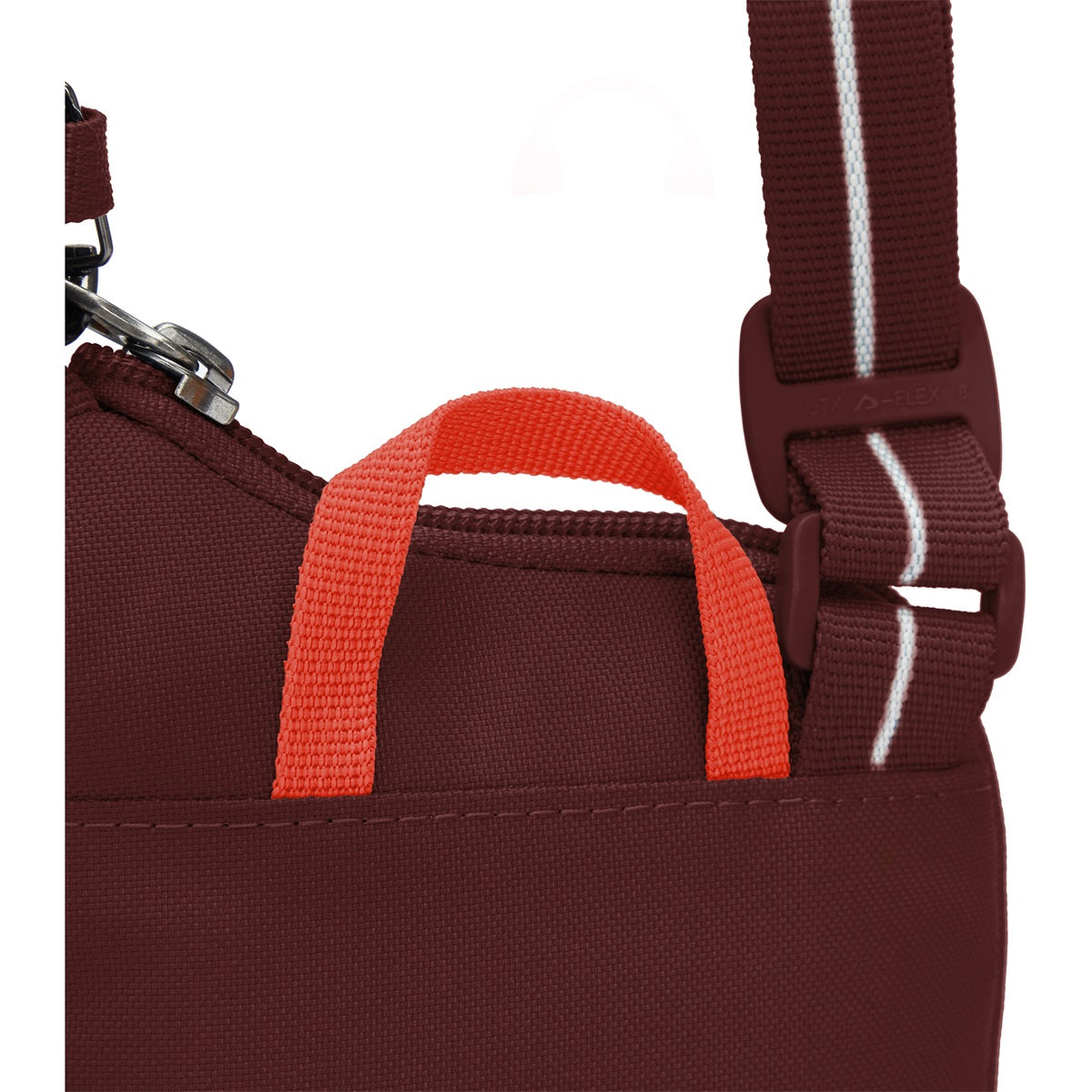 Pacsafe Go Tech Crossbody Garnet Red