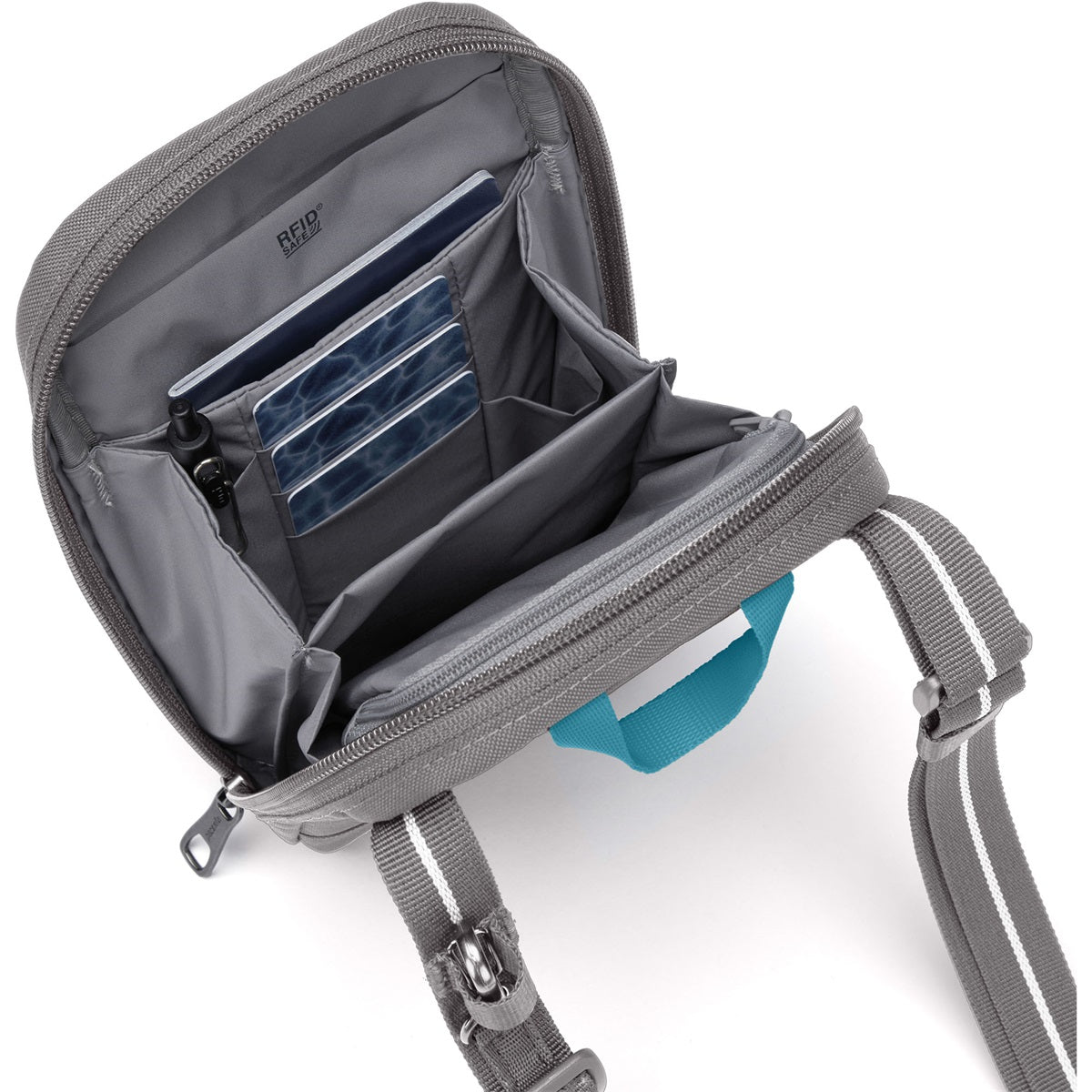 Pacsafe Rfidsafe Tech Crossbody Stone