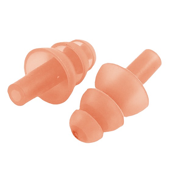 Set Tapones Oídos Silicona Silfix Naranja